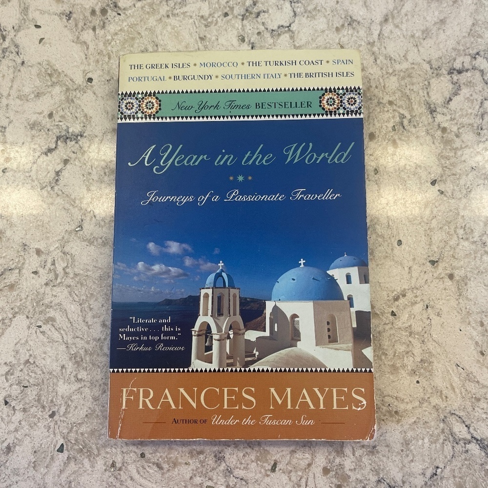 Paperback Book- A Year‎ in the World - Frances Mayes